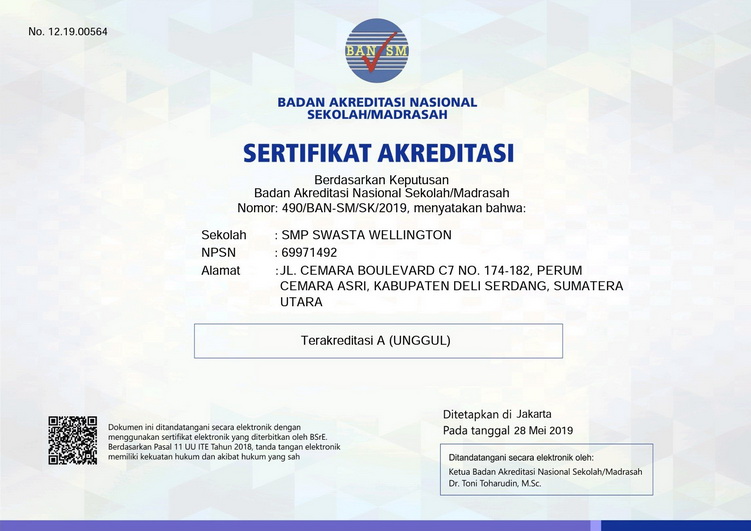 Kindergarten Certificate